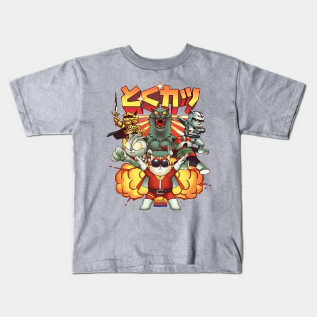 Tokucatsu Kids T-Shirt by Batang 90s Art